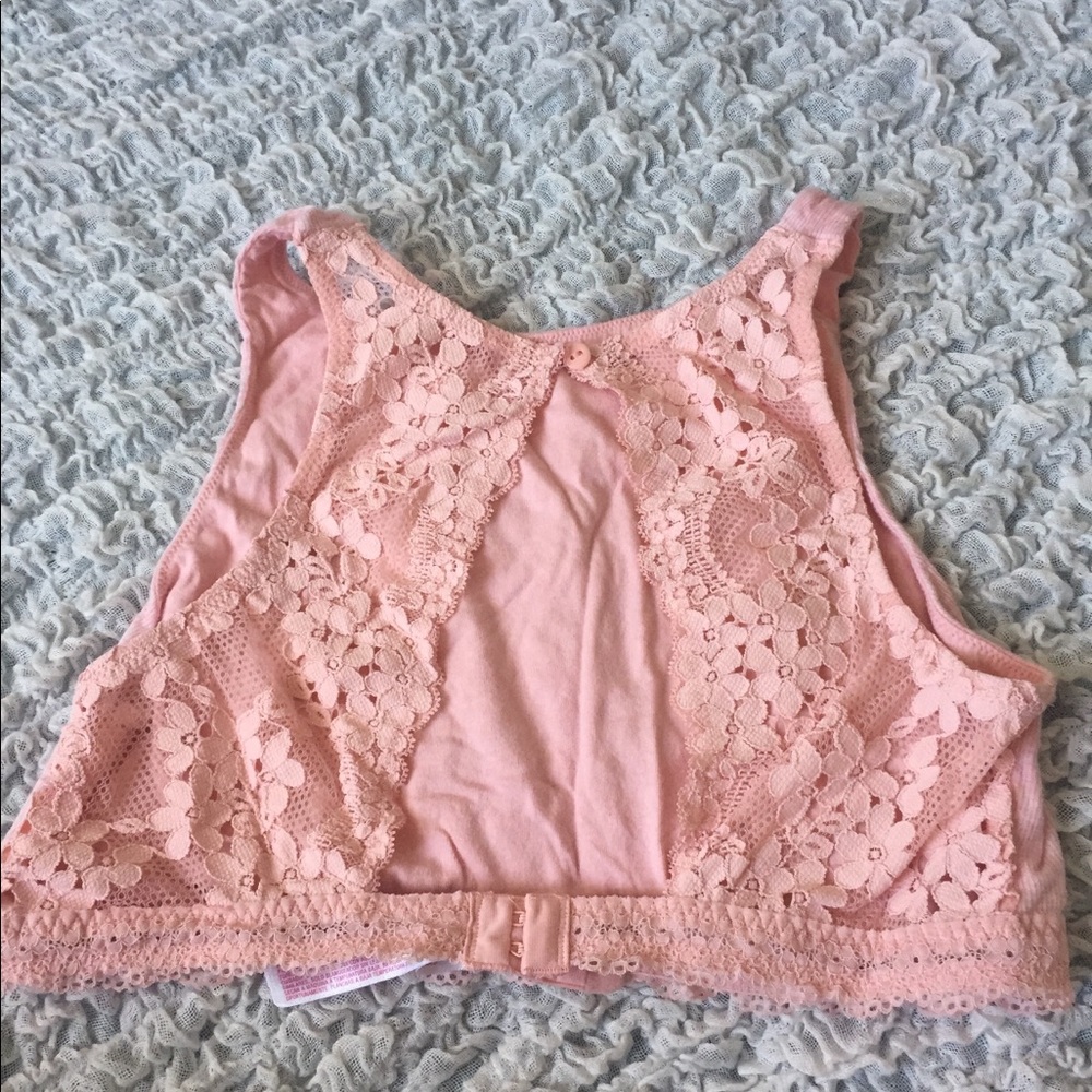 High neck bralette